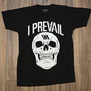 I Prevail Band Logo Tee "It's About to Get Rowdy" Size Med Skull Excellent